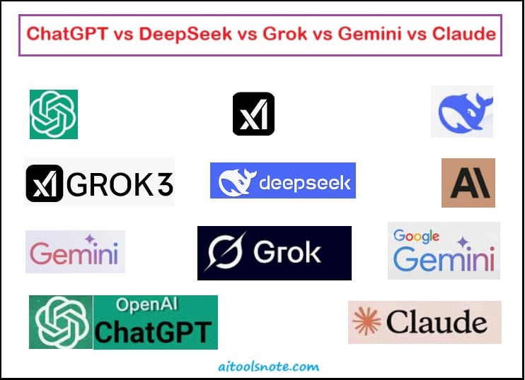 ChatGPT vs DeepSeek vs Grok vs Gemini vs Claude