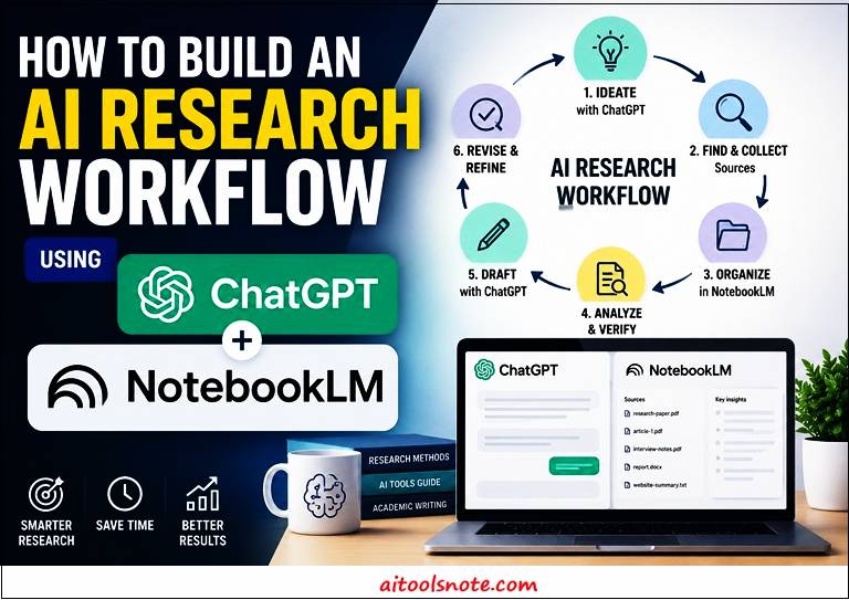AI Research Workflow Using ChatGPT and NotebookLM